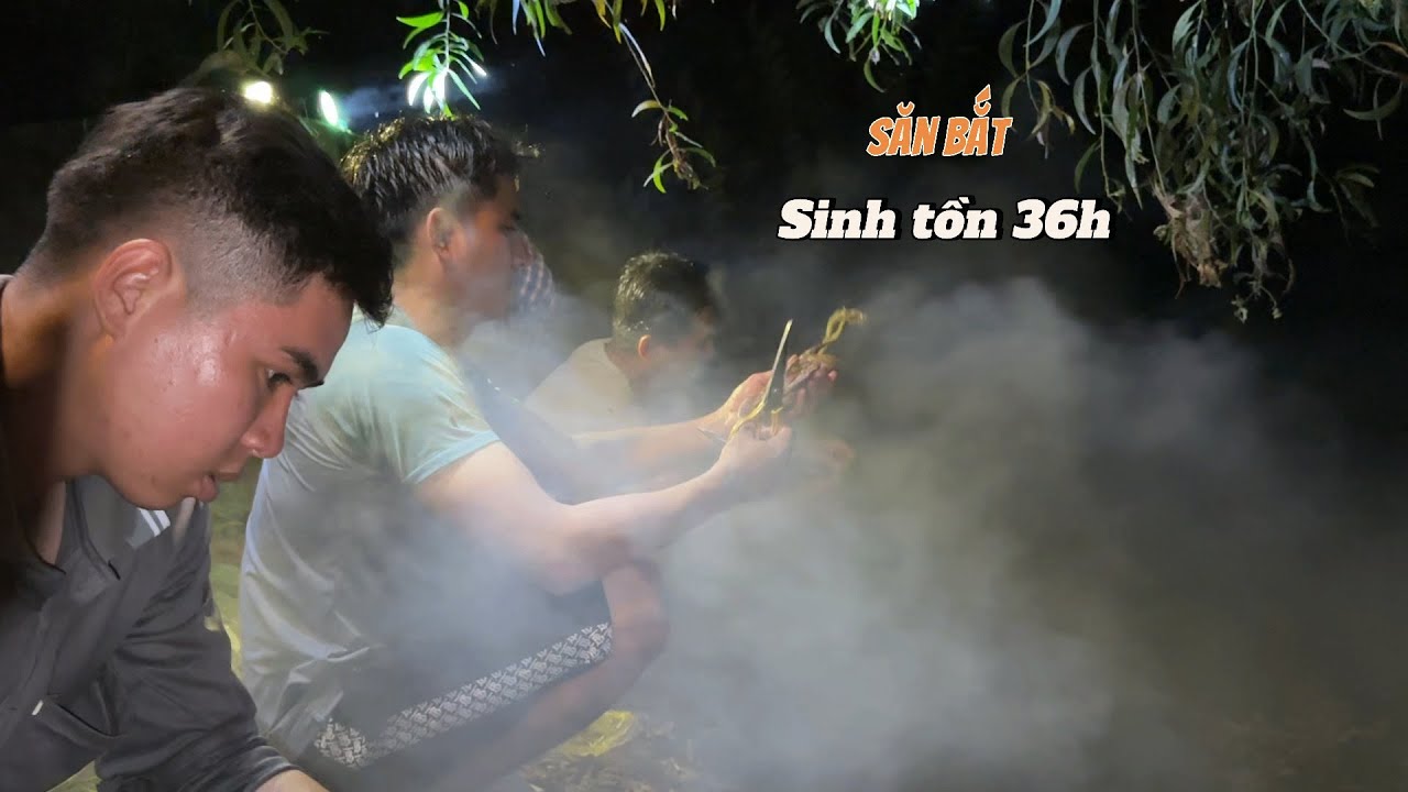 Trãi nghiệm săn bắt sinh tồn cấm trại 36h cùng aE team | Đảm Nguyễn