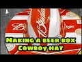 How to make a beer box cowboy hat