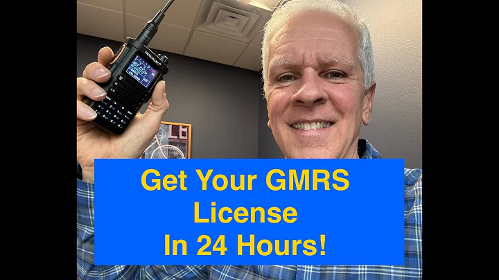 GMRS License In Less Than 24 hours! GMRS Made Easy - Step By Step - GMRS License the Easy Way