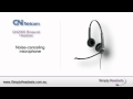 GN Netcom Jabra GN2000NCB Binaural Noise Cancelling Headset Video Overview