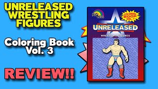 REVIEW Unreleased Wrestling Figure Coloring Book Vol 3
