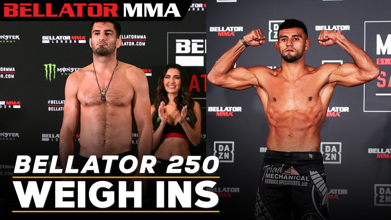 Watch Bellator 250 official weigh ins