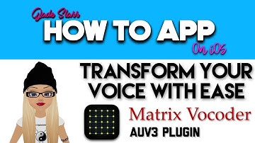 Transform Your Voice with Ease with Matric Vocoder on iOS - How To App on iOS! - EP 482 S8