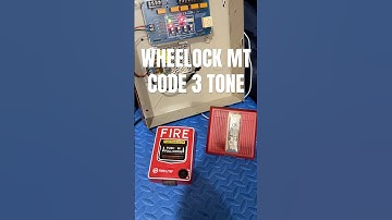 Wheelock MT Test on Code 3 Tone (Tested with Loganetics CE-2224 and BG-12) #firealarm #shorts