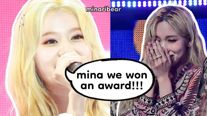 twice receiving awards without mina 🥺