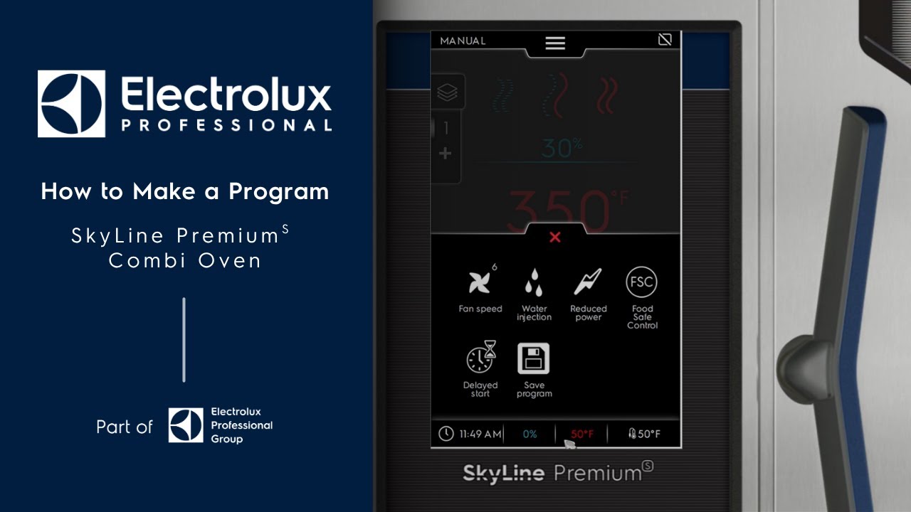 How to Make a Program | SkyLine PremiumS Combi Oven