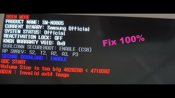How to Fix invalid ext4 image N9005 volume size is too big odin invalid ext4 image