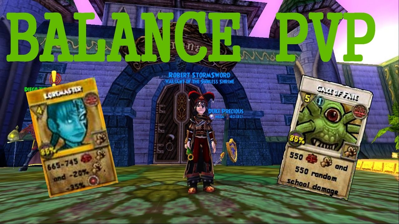 Wizard101: Prodigious Balance PVP!!