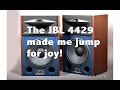 The JBL 4429 speaker Is a knockout