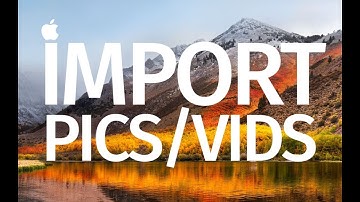 How to import photos videos from iPhone iPad iPod Touch to Mac