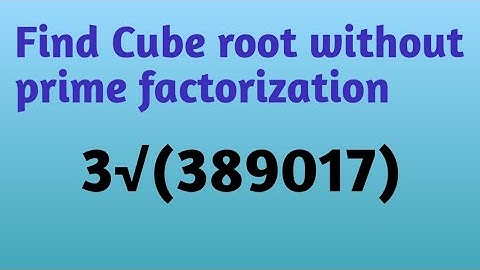 || Find Cube root without prime factorization || Class-8th || ICSE BOARD ||