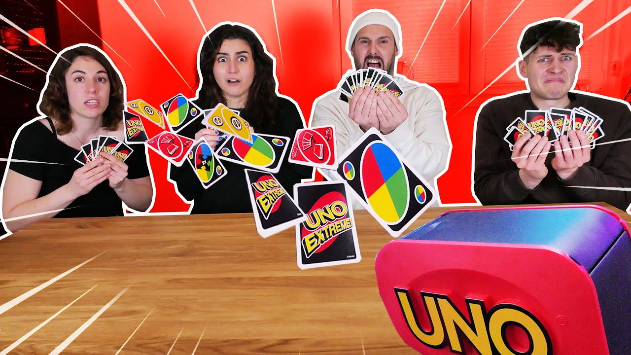 UNO EXTREME ESKALIERT EXTREM! Challenge mit Kaan, Dania, Lena & Tom!