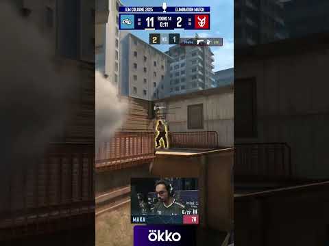 1 В 2 ЗА СЕКУНДЫ — Maka ВКЛЮЧИЛСЯ! #clutch #okko #cs #кс #counterstrike #csgo