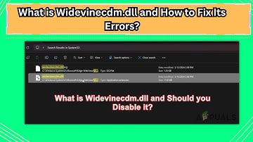 What is Widevinecdm dll and How to Fix Its Errors