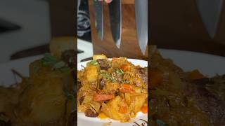Тушеная капуста с картошкой и говядиной Школьный рецепт