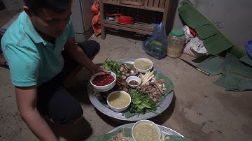 BỮA CƠM GIẢN DỊ TẠI NHÀ CHÚ DŨNG | Nhịp Sống Tây Bắc