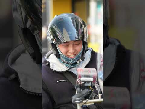 오토바이 배달아저씨에게 사진선물 📷 A photo gift to the motorcycle delivery man