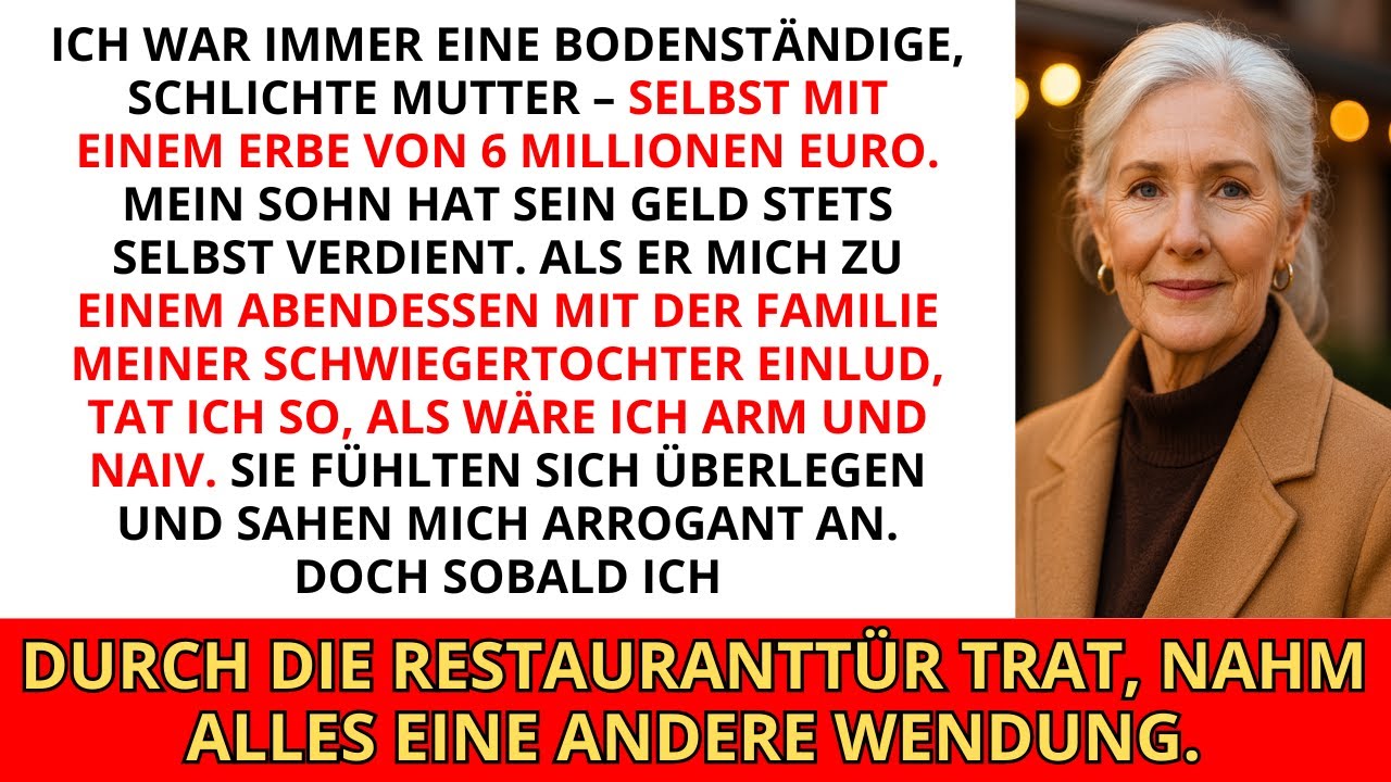 Indem ich mich als arme und naive Mutter ausgab, entlarvte sich die Familie meiner Schwiegertochter.