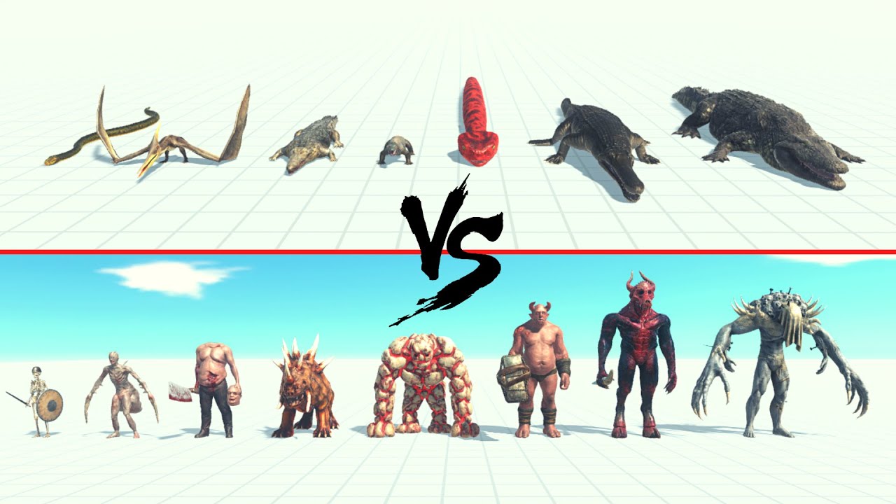 Reptiles Vs Infernals ARBS | Animal Revolt Battle Simulator