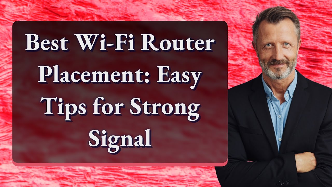 Best Wi-Fi Router Placement: Easy Tips for Strong Signal - YouTube