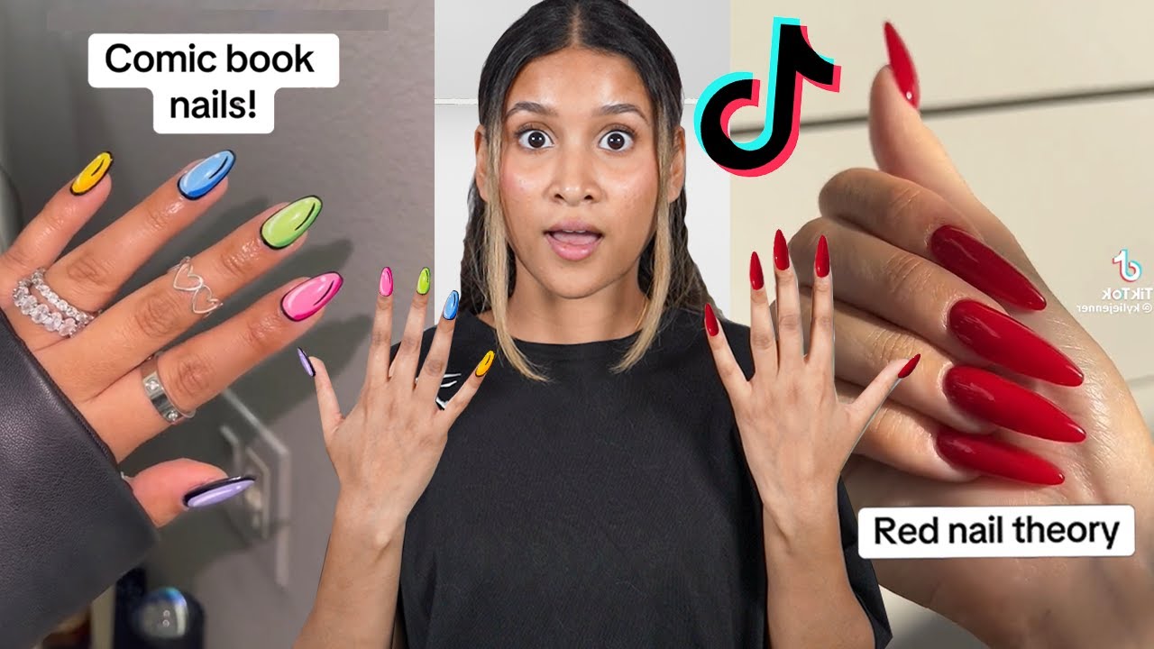 I Recreated VIRAL TikTok Nails YouTube
