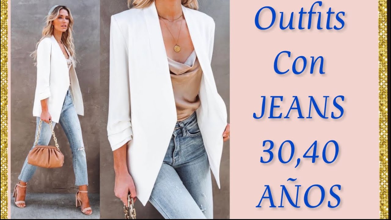 MODA OTOÑO INVIERNO 2022 CON JEANS TENDENCIAS Y ESTILO PARA MUJER 2022 -  YouTube