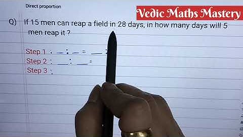 If 15 men can reap a field in 28 days, in how many days will 5 men reap it ?