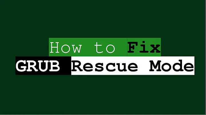 Fix..GRUB rescue  mode!!?✓i386-pc.normal.mod 'not found. unknown file system error
