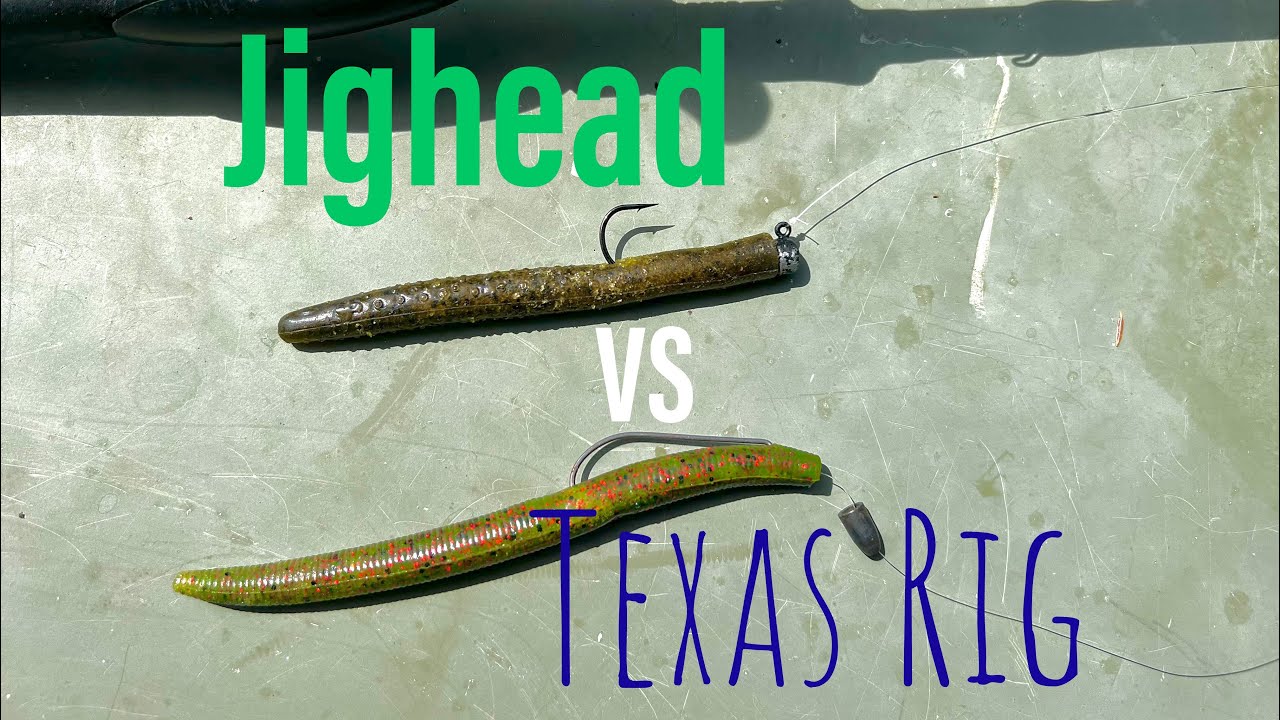 Fishing A Worm On A JIGHEAD VS. TEXAS RIG!!! (Most Anglers Get