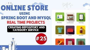 Creating repository and category service  |  Online Store  Part - 25  |  Spring Boot and MySQL