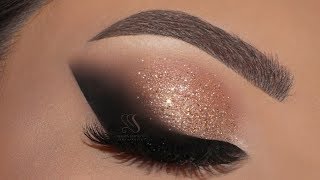 Glitter Glam Neutral Makeup Tutorial | Melissa Samways