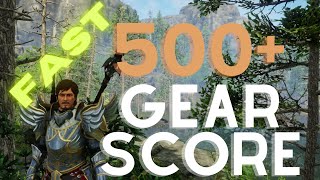 New World -Watermark gear score guide | Fastest way to max and locations to farm
