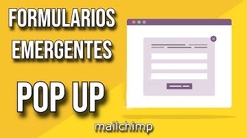 Como crear un Formulario emergente o POP UP con mailchimp