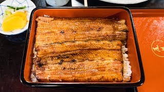 Unagi (うなぎ) - GRILLED EEL Japanese Food at Obana Restaurant (尾花) in Tokyo, Japan!