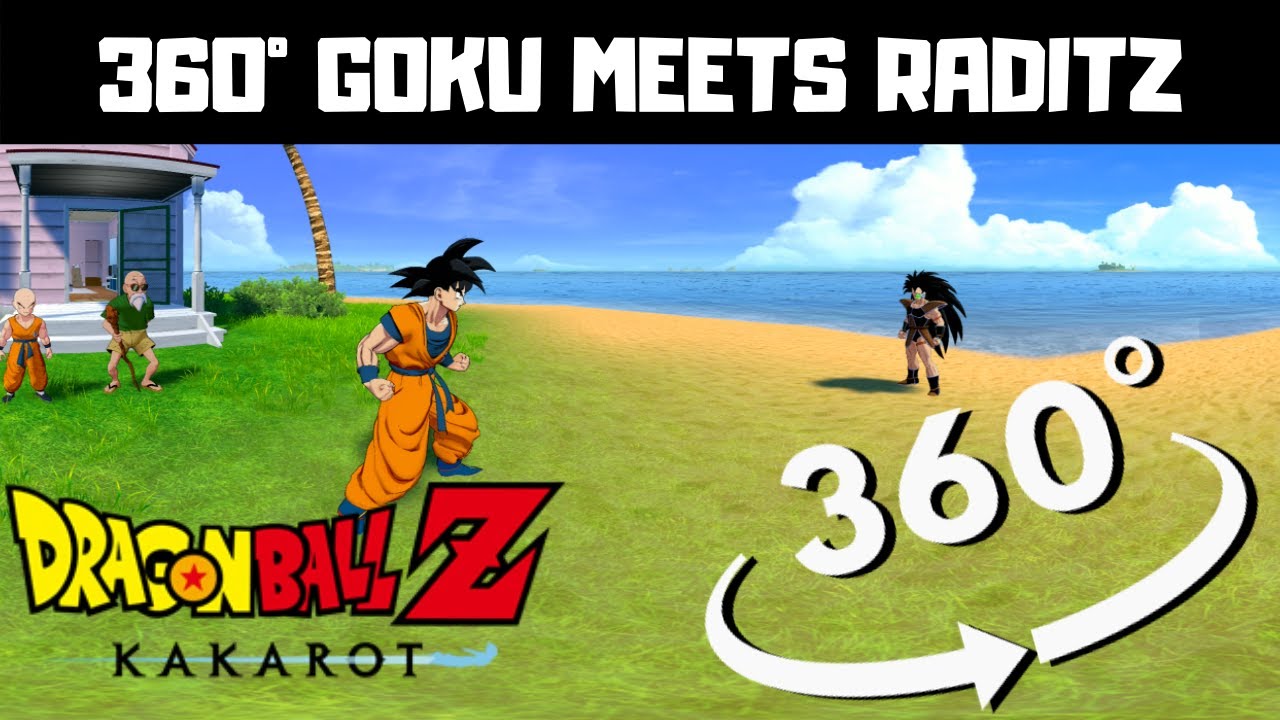 VR 360° Goku Meets Raditz - Dragon Ball Z: Kakarot Gameplay Oculus Quest,  Rift, HTC Vive - YouTube