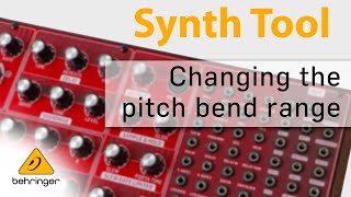 Synth Tool: How do I Change the Pitch Bend Range? by Behringer Knowledge Base 2,093 views 4 years ago 1 minute, 14 seconds