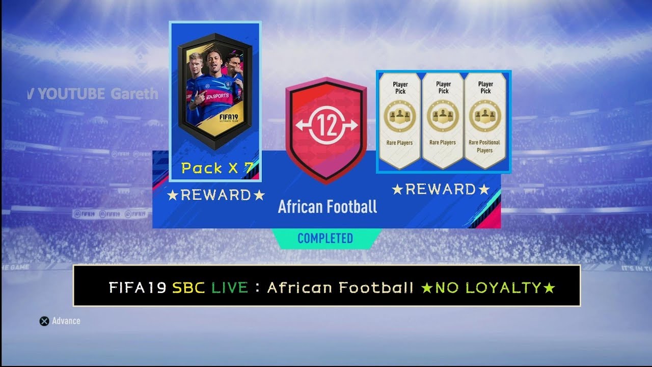 FIFA19 SBC LIVE : African Football ★NO LOYALTY★