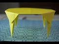 how to make a paper table origami