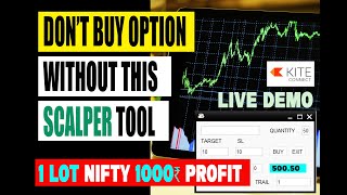 Scalping Software For Option Buyer. Algo Trading Zerodha. Nifty,Bank Nifty.