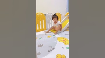 Thumbnail of Safe and Exciting: Baby Playpen with Swing and Slide Features #parentingessentials #cutebaby
