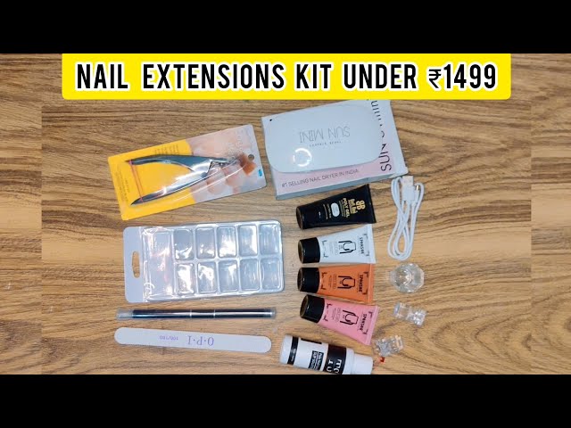 THR3E STROKES Poly Nail Extension Gel Kit for Builder Gel UV Nail Art Set -  Price in India, Buy THR3E STROKES Poly Nail Extension Gel Kit for Builder  Gel UV Nail Art