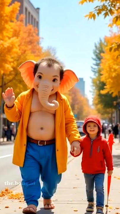 Amchya papani ganpati anala 🧡 #ganesh #ganpatistatus #shortsfeed #ai #trending #viralshorts #shorts
