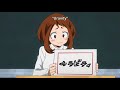 class 1-A choose their hero names (SUB)