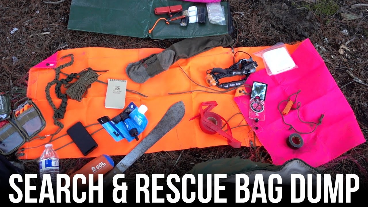 Search and Rescue Bag Dump YouTube