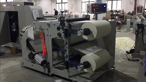 paper straw slitting machine