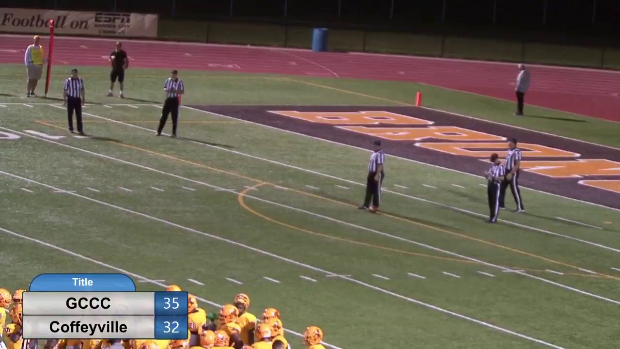GCCC vs. Coffeyville Football YouTube