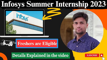 Infosys summer internship 2023 | Fresher