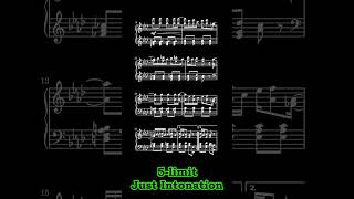 JOPLIN - MAPLE LEAF RAG, FRAGMENT (MAIN THEME), tuned into 5-LIMIIT JI