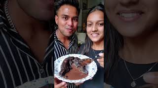 🍫Instant Choco Lave Cake With Only 2 Ingredients| Without Bake,Heat Or Steam🤫🤨 #shorts #nikskitchen
