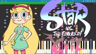 IMPOSSIBLE REMIX - Star Vs The Forces of Evil Theme - Piano Cover chords